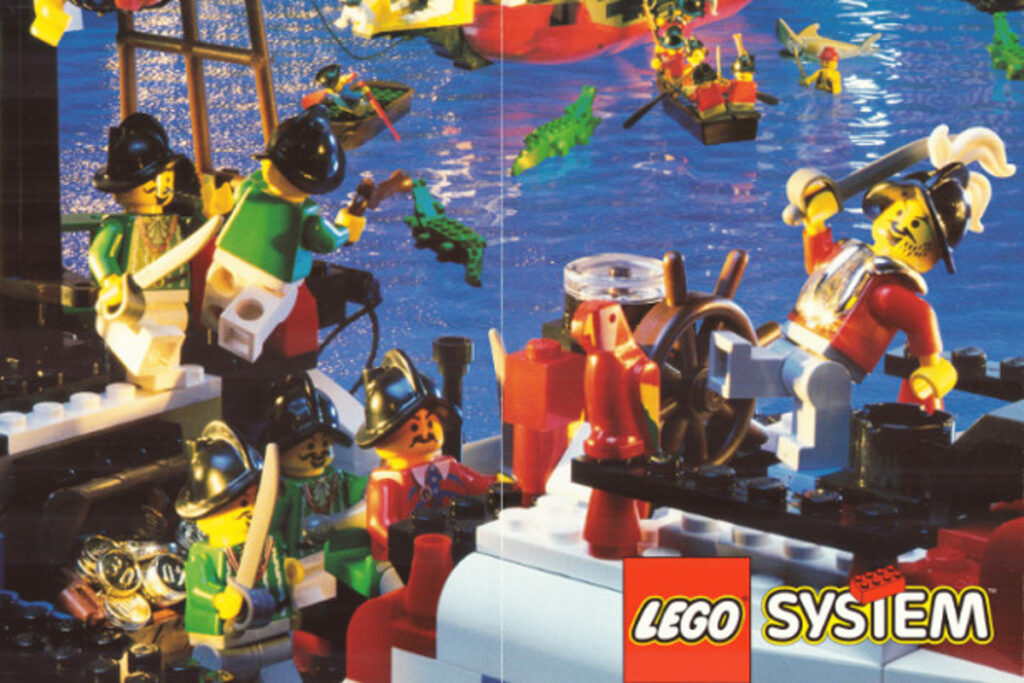 diorama LEGO Pirates (Armada) z 1996 roku