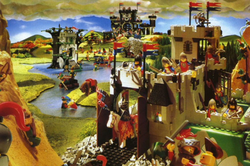 diorama LEGO Castle z 1991 roku